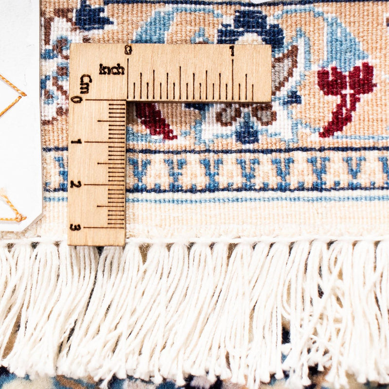 Dywan perski - Nain - Premium - 194 x 128 cm - beżowy