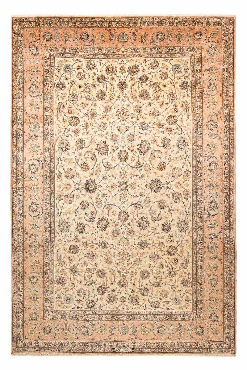 Dywan perski - Isfahan - Premium - 308 x 203 cm - beżowy
