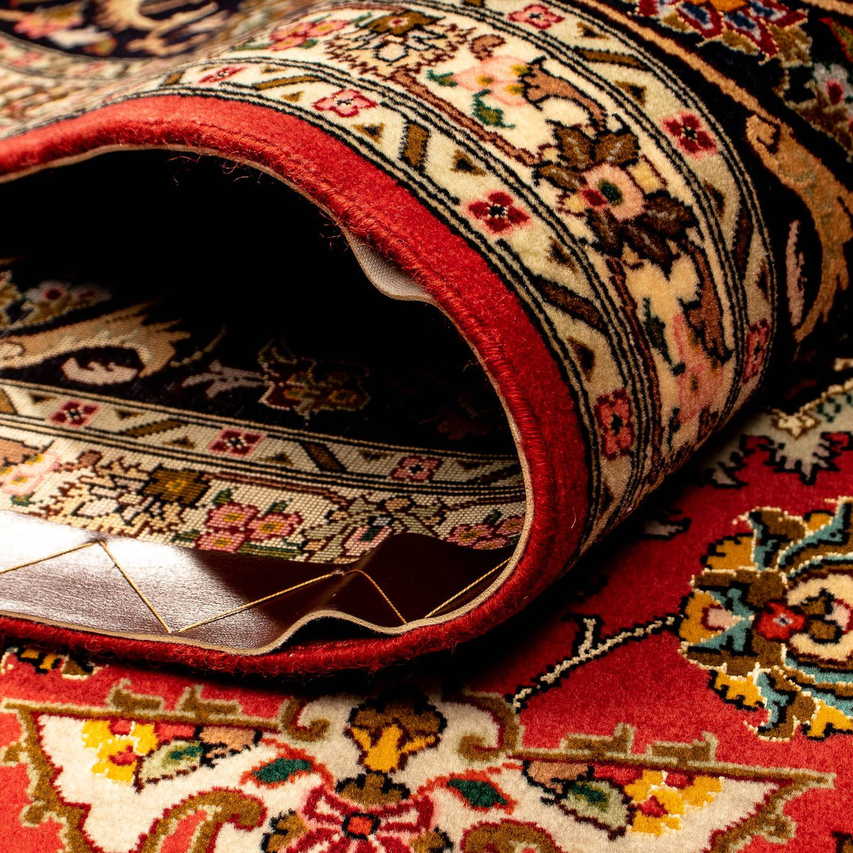 Dywan perski - Tabriz - Królewski - 359 x 254 cm - czerwony