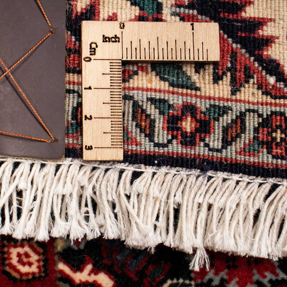 Dywan perski - Bijar - 248 x 205 cm - ciemna czerwień