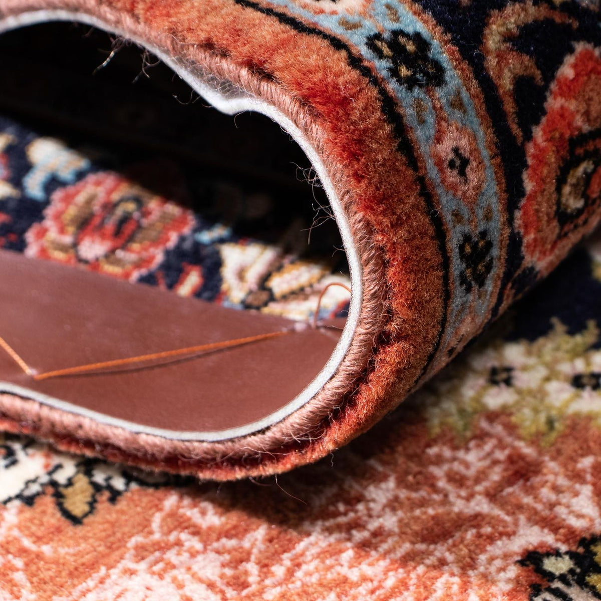 Biegacz Dywan perski - Ghom - 192 x 68 cm - rdza