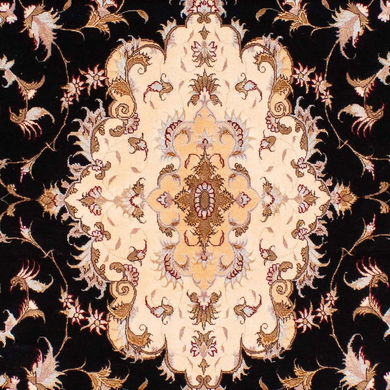 Dywan perski - Tabriz - Królewski - 242 x 163 cm - ciemnoniebieski