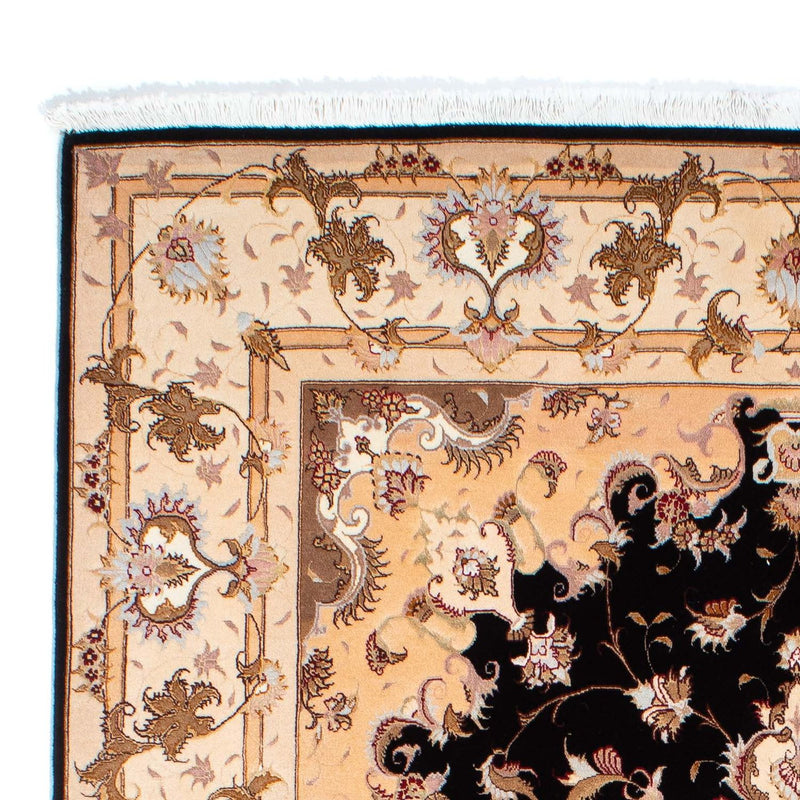 Dywan perski - Tabriz - Królewski - 242 x 163 cm - ciemnoniebieski