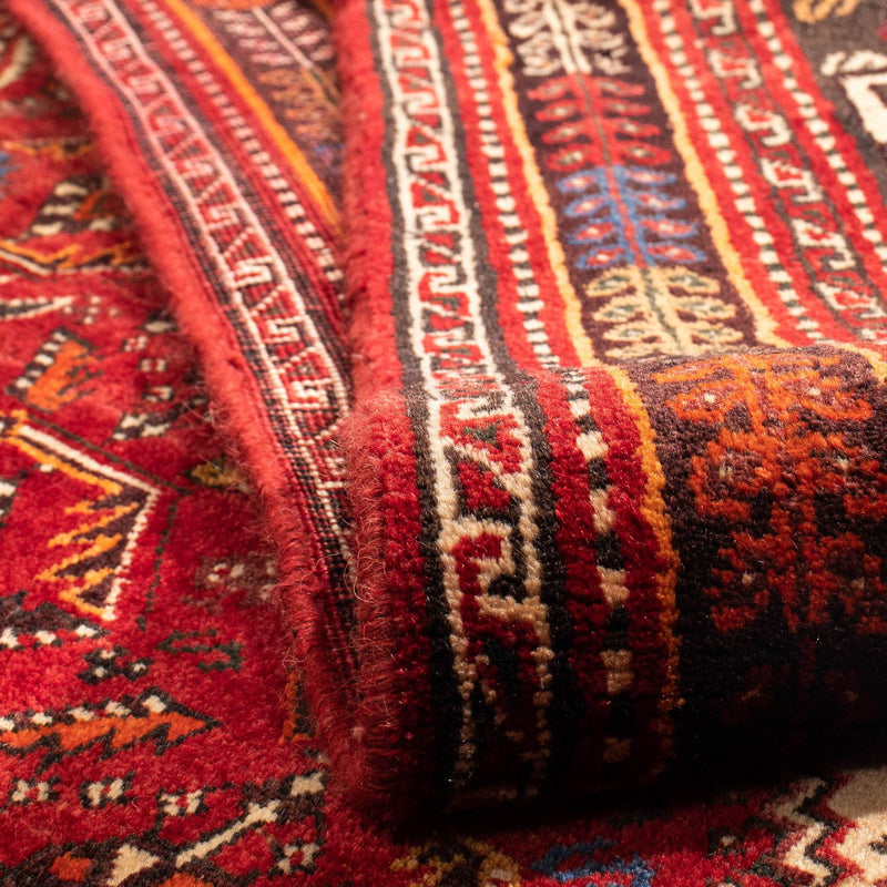 Perski dywan - Nomadyczny - 275 x 182 cm - ciemna czerwień