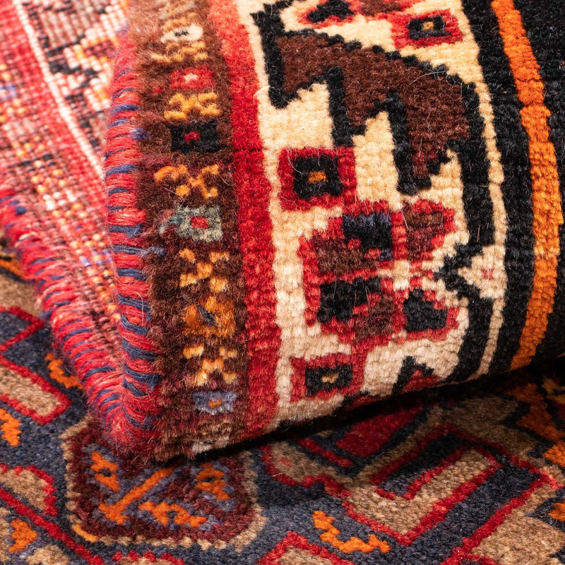 Perski dywan - Nomadyczny - 161 x 88 cm - ciemna czerwień