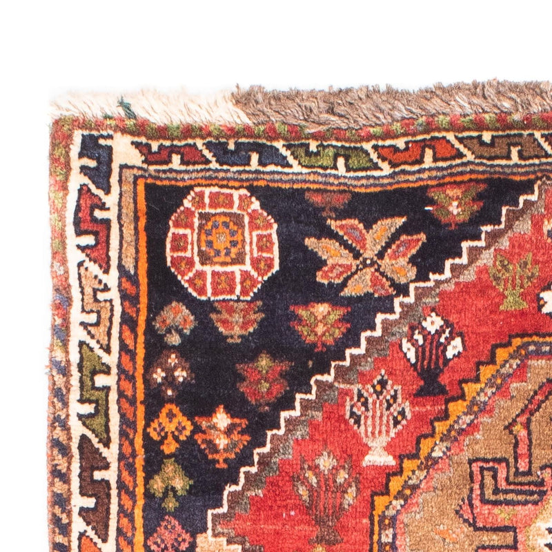 Perski dywan - Nomadyczny - 150 x 84 cm - czerwony