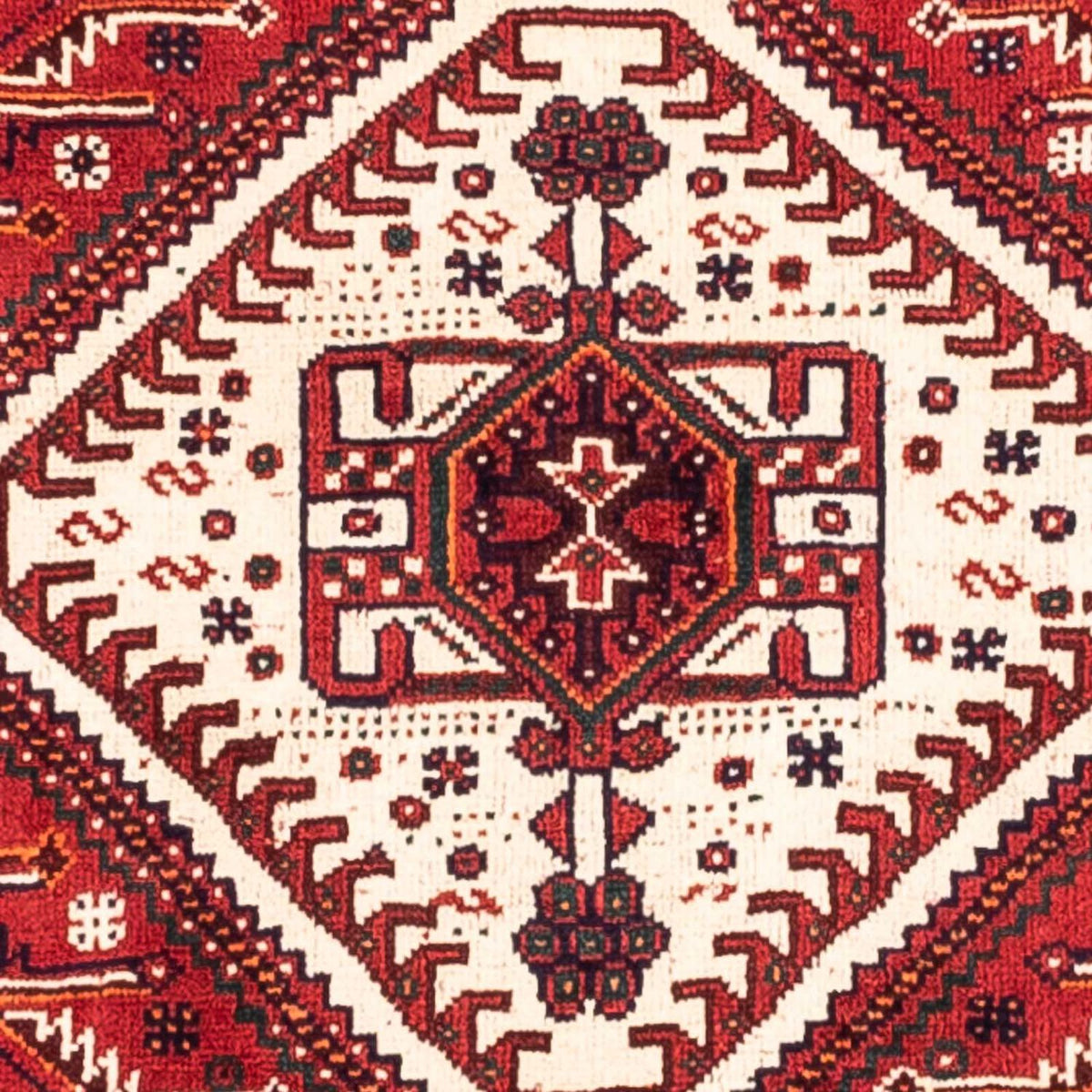 Perski dywan - Nomadyczny - 277 x 178 cm - ciemna czerwień