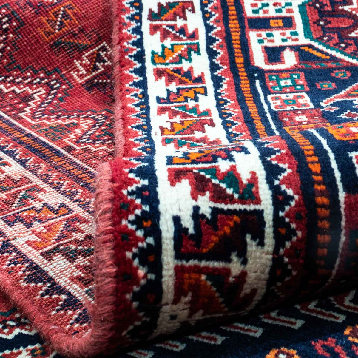 Perski dywan - Nomadyczny - 277 x 178 cm - ciemna czerwień