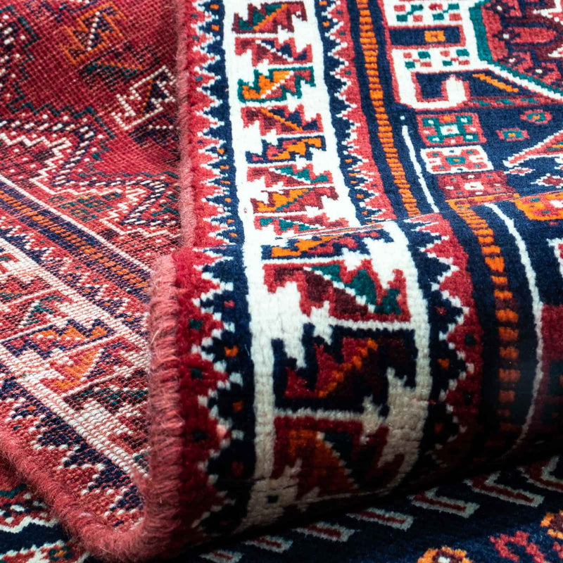 Perski dywan - Nomadyczny - 277 x 178 cm - ciemna czerwień