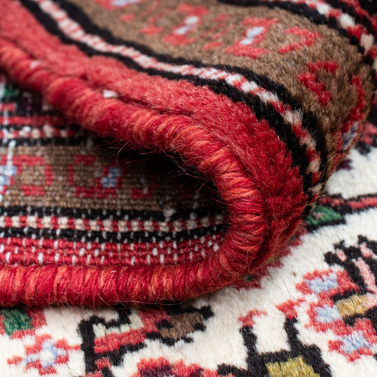 Perski dywan - Nomadyczny - 122 x 82 cm - czerwony