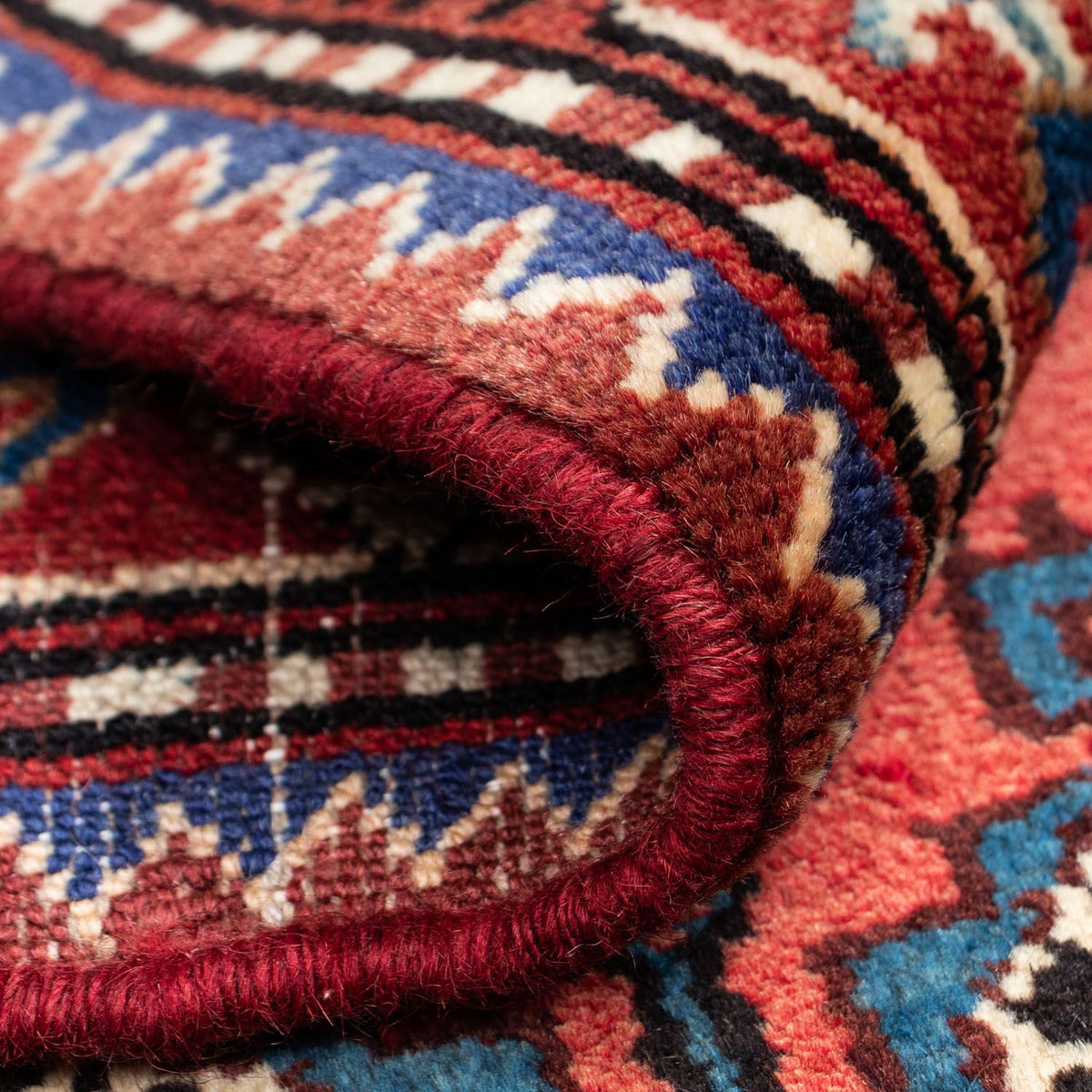 Perski dywan - Nomadyczny - 133 x 80 cm - czerwony