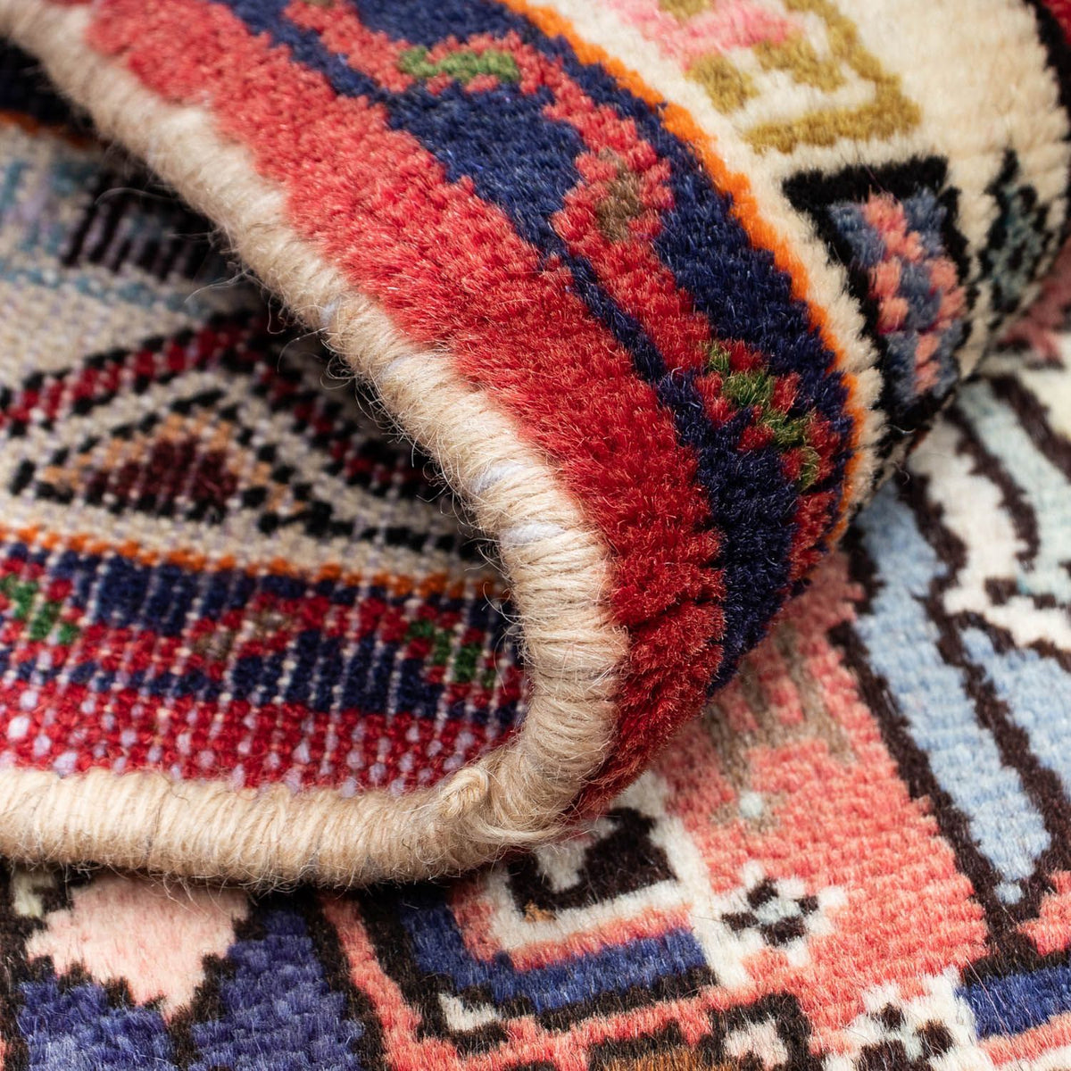 Perski dywan - Nomadyczny - 120 x 75 cm - jasna czerwień