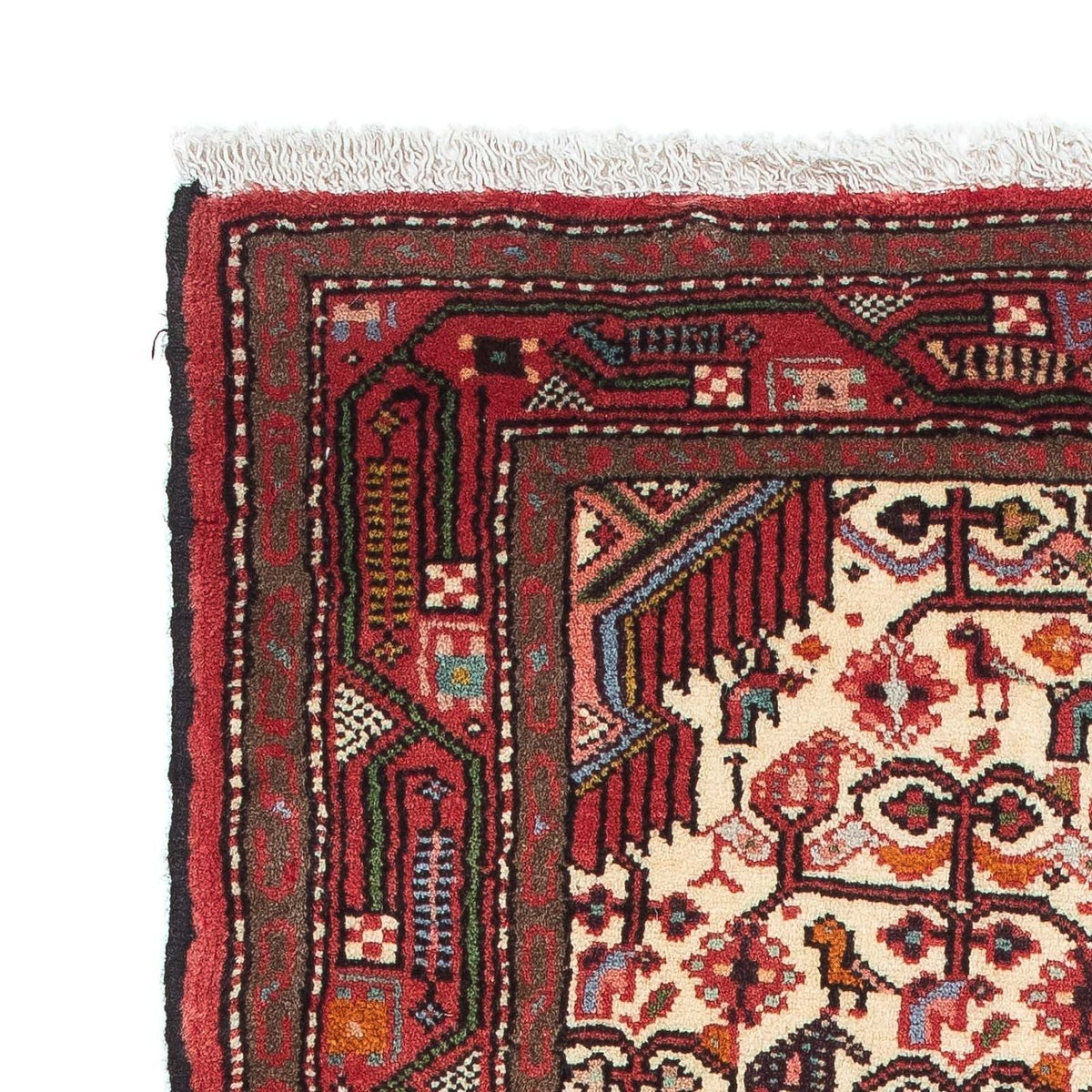 Perski dywan - Nomadyczny - 138 x 78 cm - beżowy