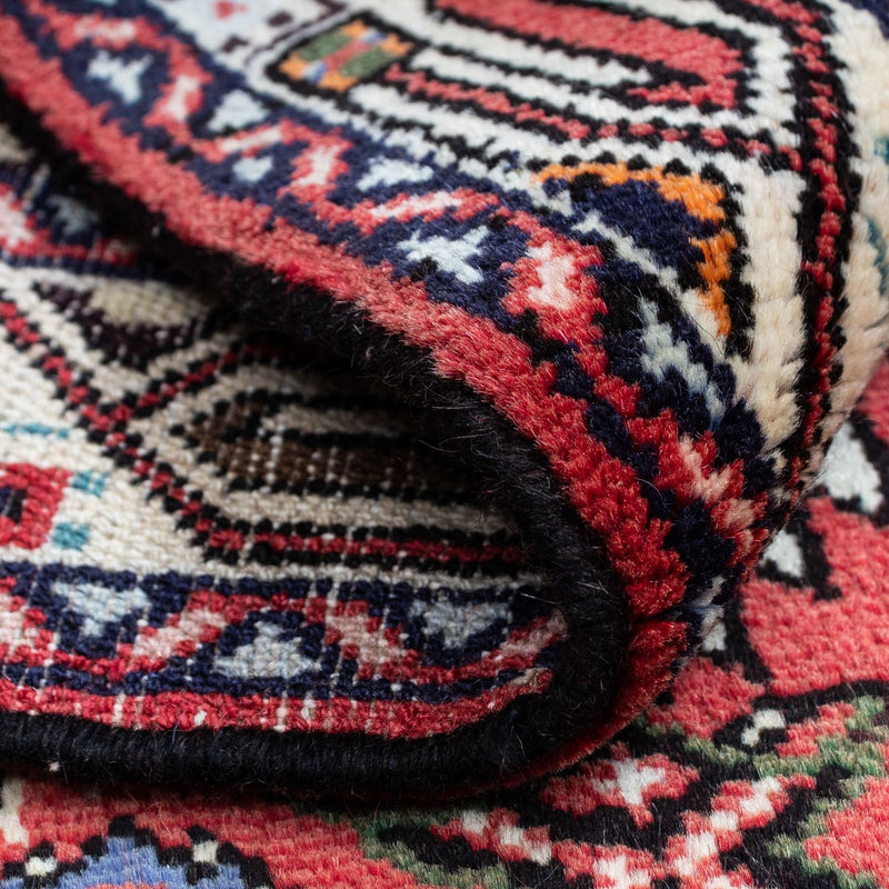 Perski dywan - Nomadyczny - 130 x 82 cm - czerwony