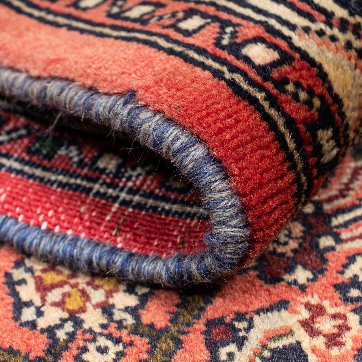 Perski dywan - Nomadyczny - 120 x 77 cm - czerwony