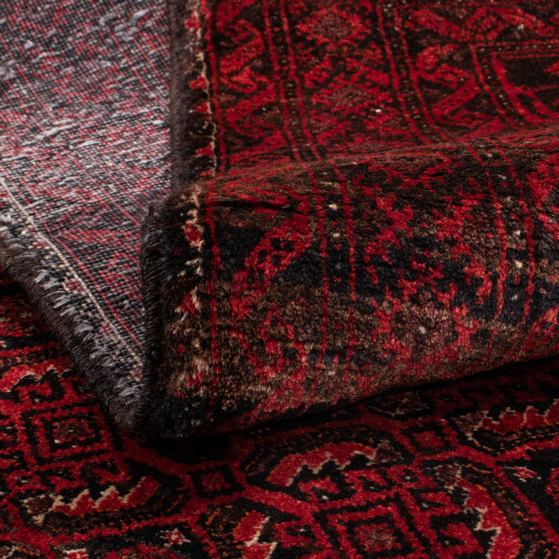 Perski dywan - Nomadyczny - 198 x 112 cm - czerwony