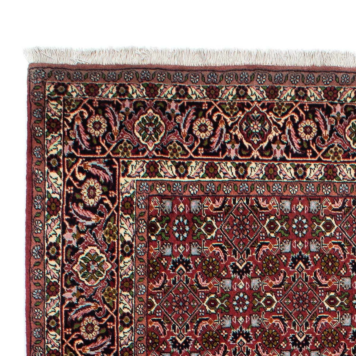 Dywan perski - Bijar - 231 x 138 cm - ciemnoniebieski