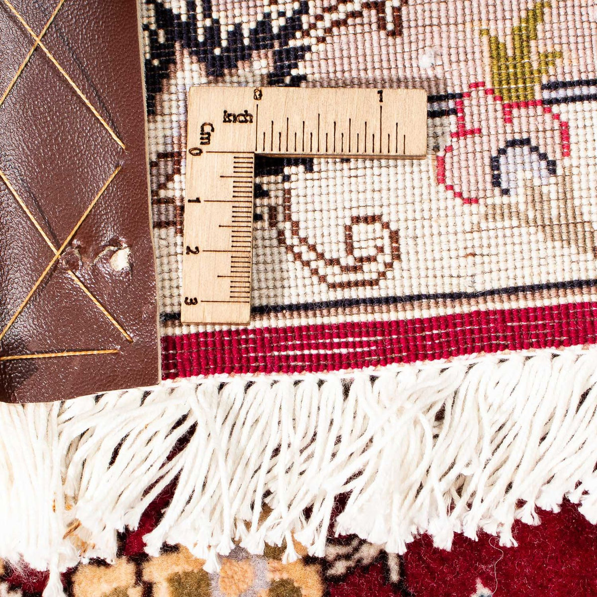 Dywan perski - Tabriz - Królewski - 303 x 202 cm - ciemna czerwień