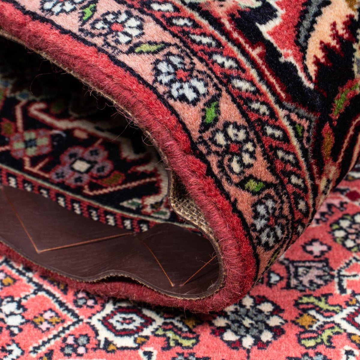 Dywan perski - Bijar - 222 x 142 cm - czerwony