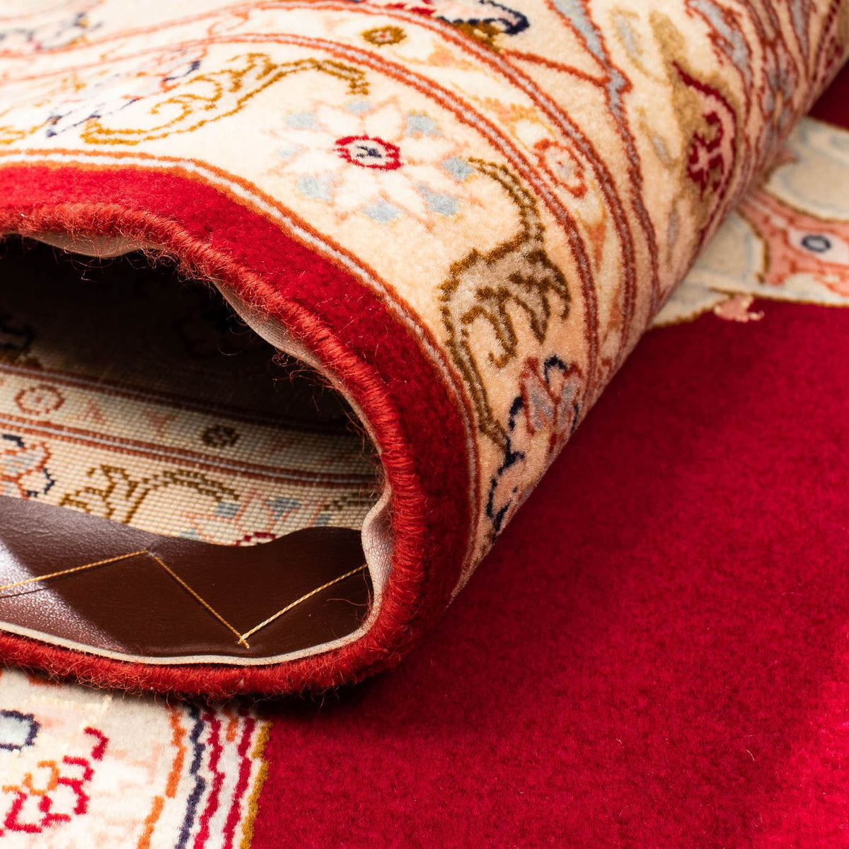 Dywan perski - Tabriz - Królewski - 312 x 200 cm - ciemna czerwień