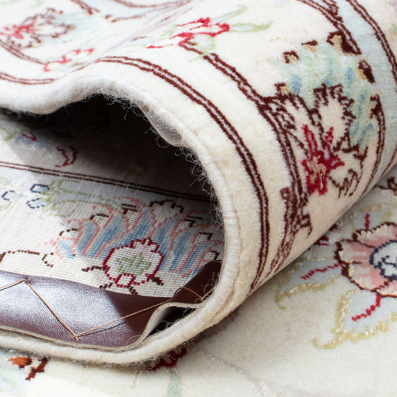 Dywan perski - Tabriz - Królewski kwadratowy  - 309 x 295 cm - beżowy