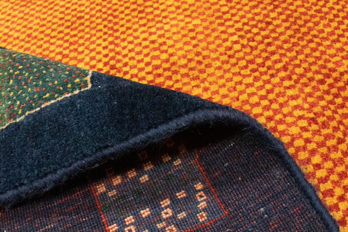 Dywan Gabbeh - Loribaft Perski - 238 x 172 cm - pomarańczowy