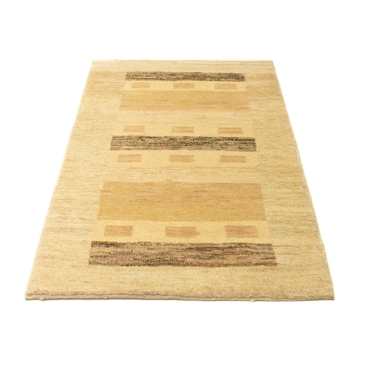 Dywan Gabbeh - perski - 125 x 78 cm - beżowy