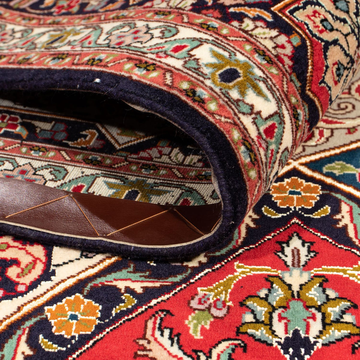 Dywan perski - Tabriz - Królewski - 260 x 203 cm - wielokolorowy