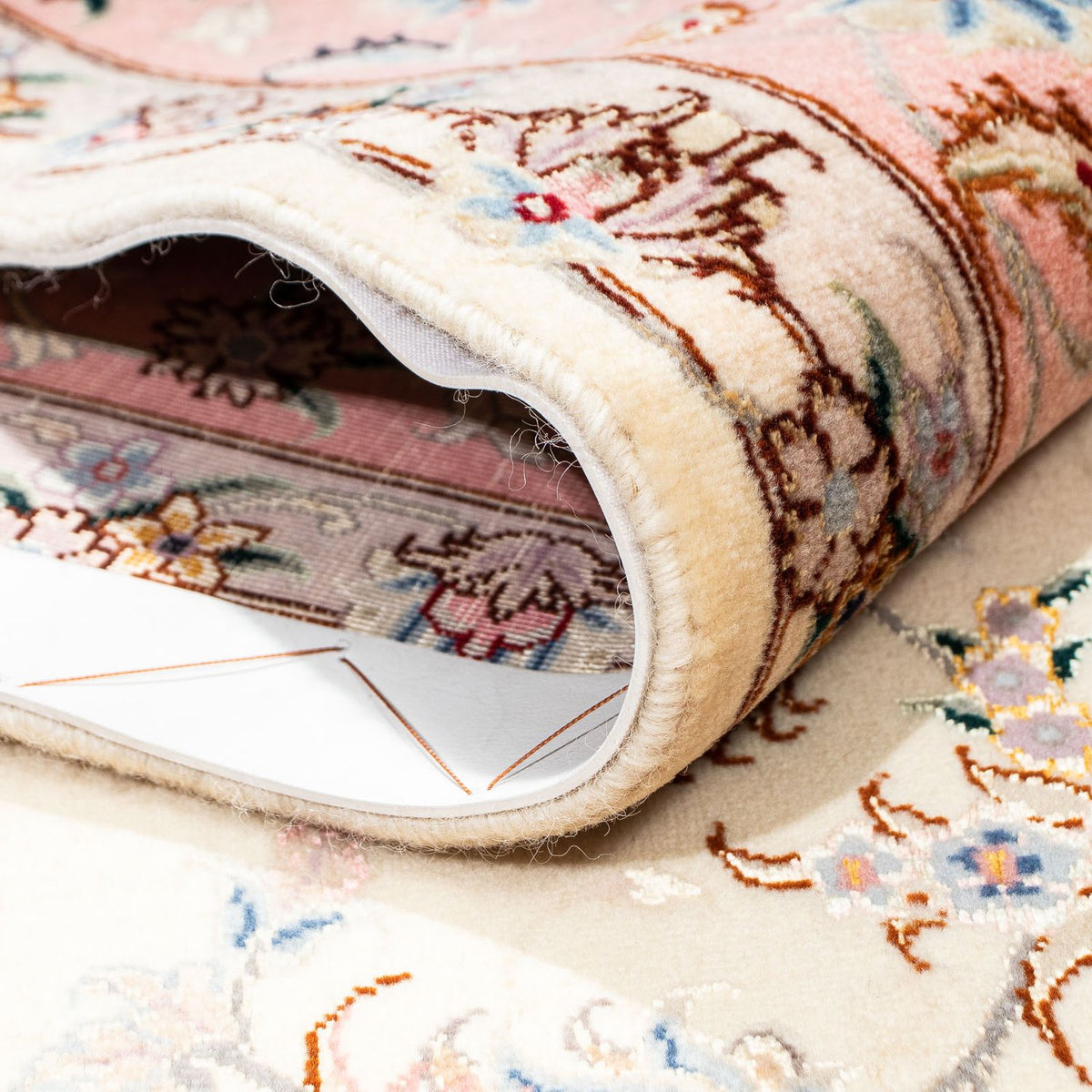 Dywan perski - Tabriz - Królewski - 210 x 150 cm - beżowy