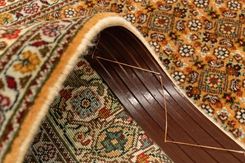 Dywan perski - Tabriz - Królewski - 134 x 75 cm - jasnobrązowy