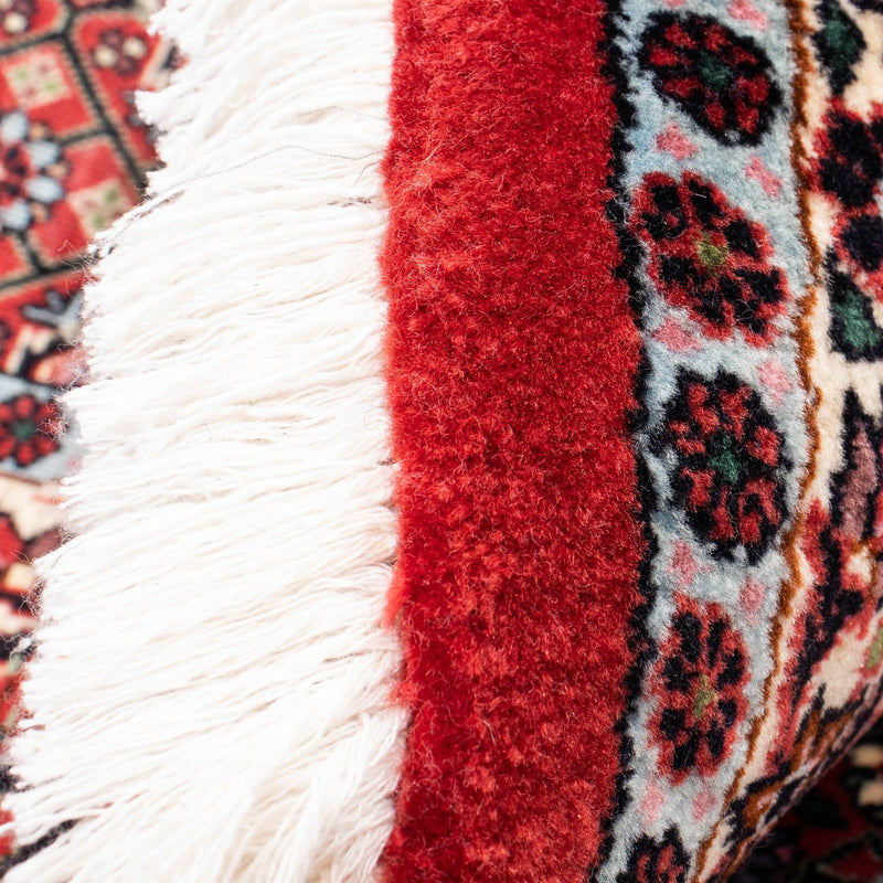 Dywan perski - Bijar okrągły  - 160 x 160 cm - ciemna czerwień