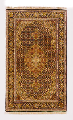 Dywan perski - Tabriz - 152 x 100 cm - ciemna czerwień