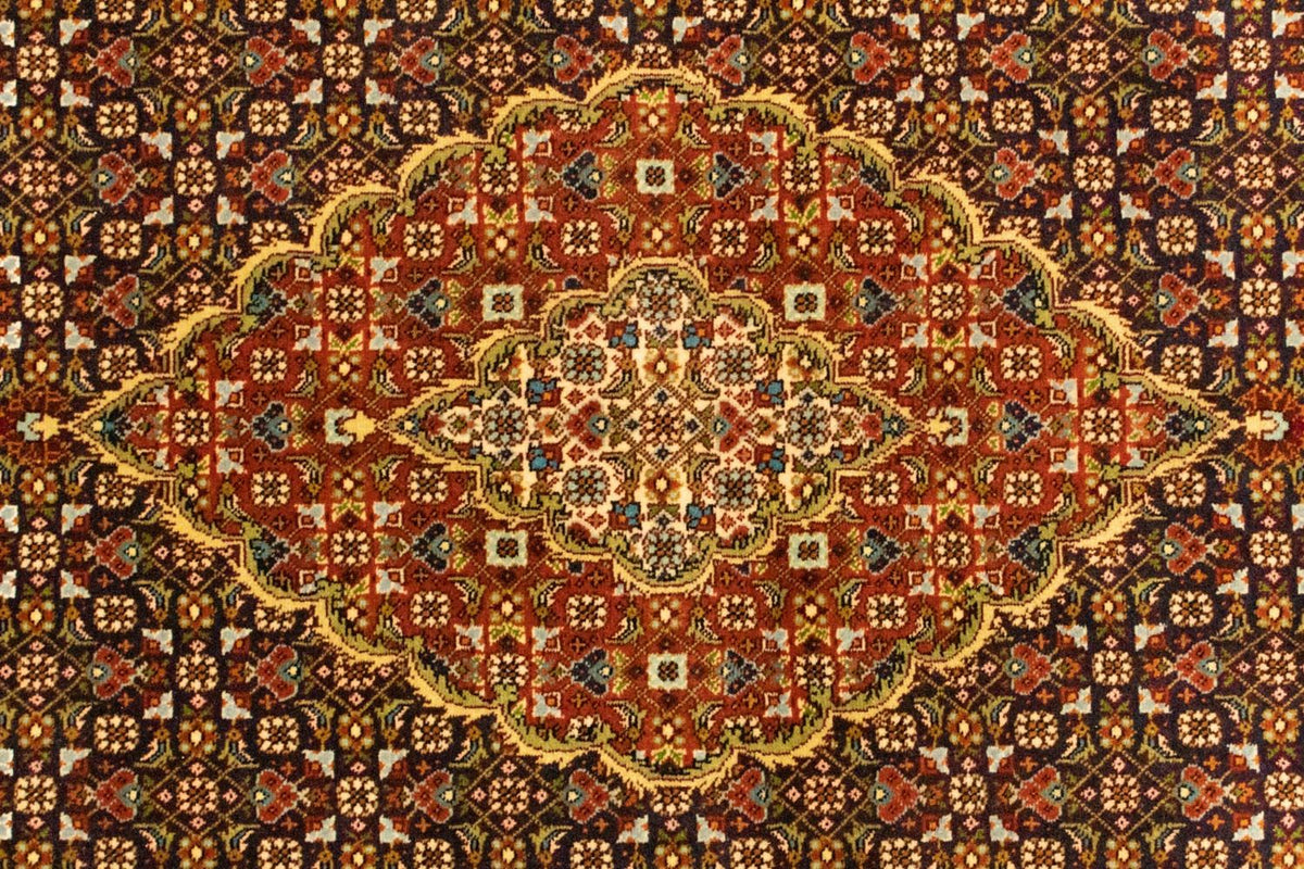 Dywan perski - Tabriz - 152 x 100 cm - ciemna czerwień