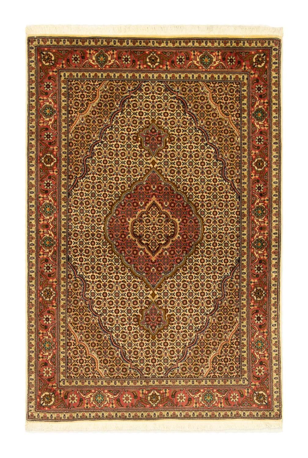 Dywan perski - Tabriz - Królewski - 150 x 102 cm - beżowy