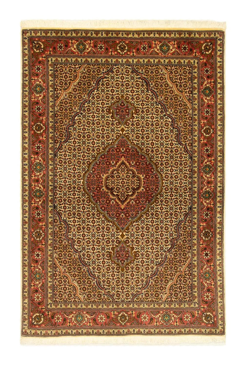 Dywan perski - Tabriz - Królewski - 150 x 102 cm - beżowy