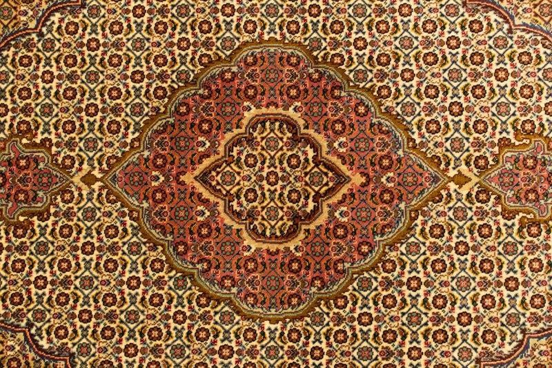 Dywan perski - Tabriz - Królewski - 150 x 102 cm - beżowy