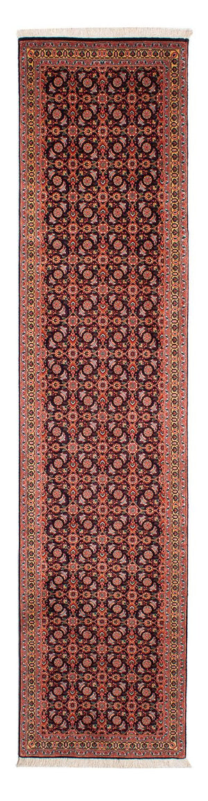 Biegacz Dywan perski - Tabriz - 302 x 80 cm - brązowy