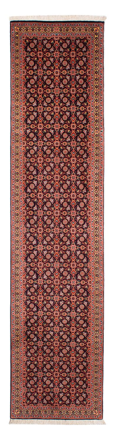Biegacz Dywan perski - Tabriz - 302 x 80 cm - brązowy