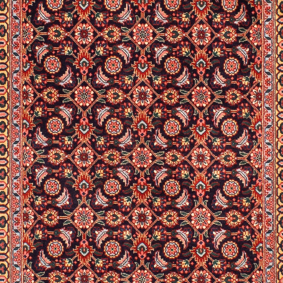Biegacz Dywan perski - Tabriz - 302 x 80 cm - brązowy