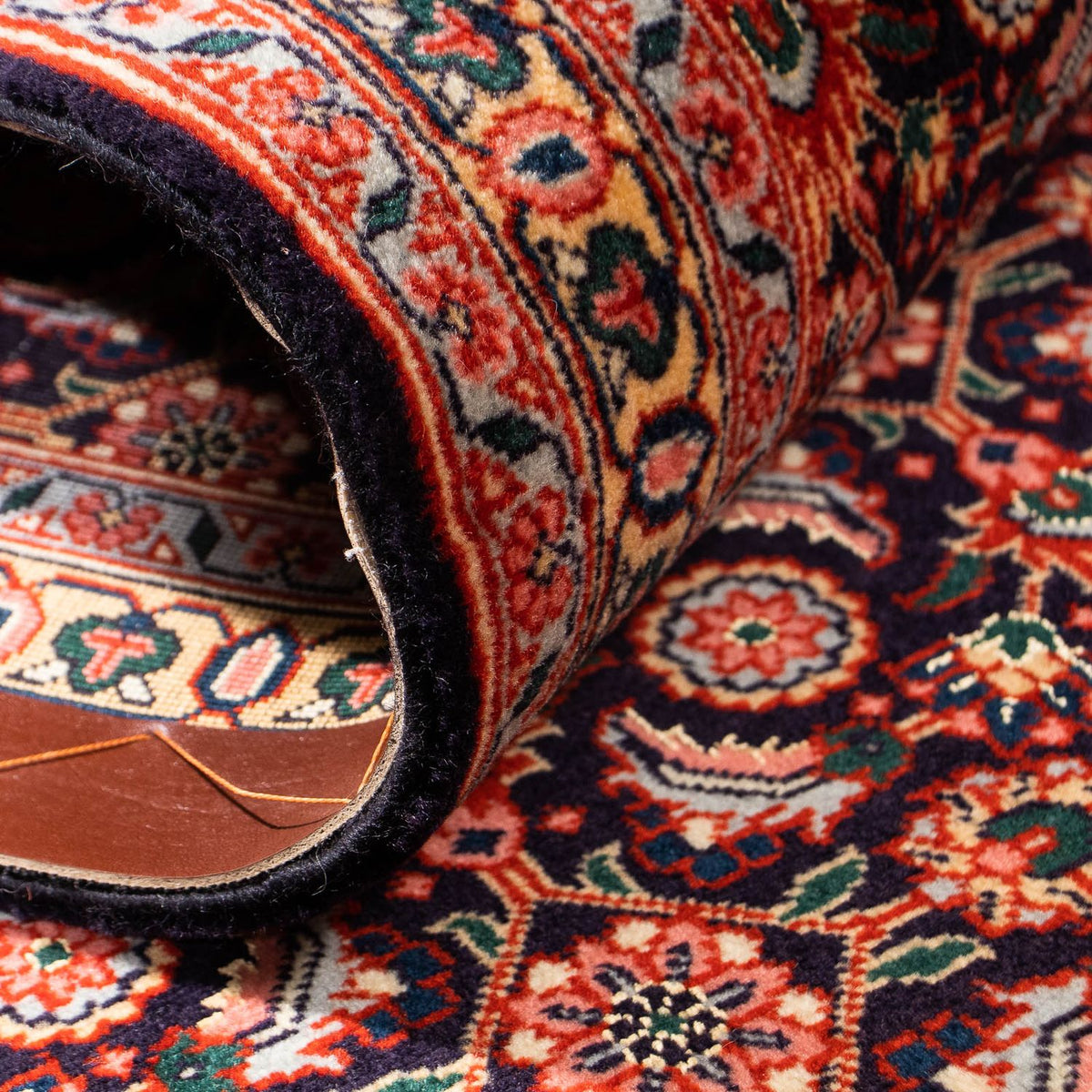 Biegacz Dywan perski - Tabriz - 302 x 80 cm - brązowy