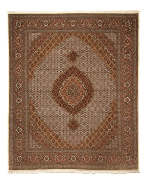 Dywan perski - Tabriz - 254 x 205 cm - brązowy