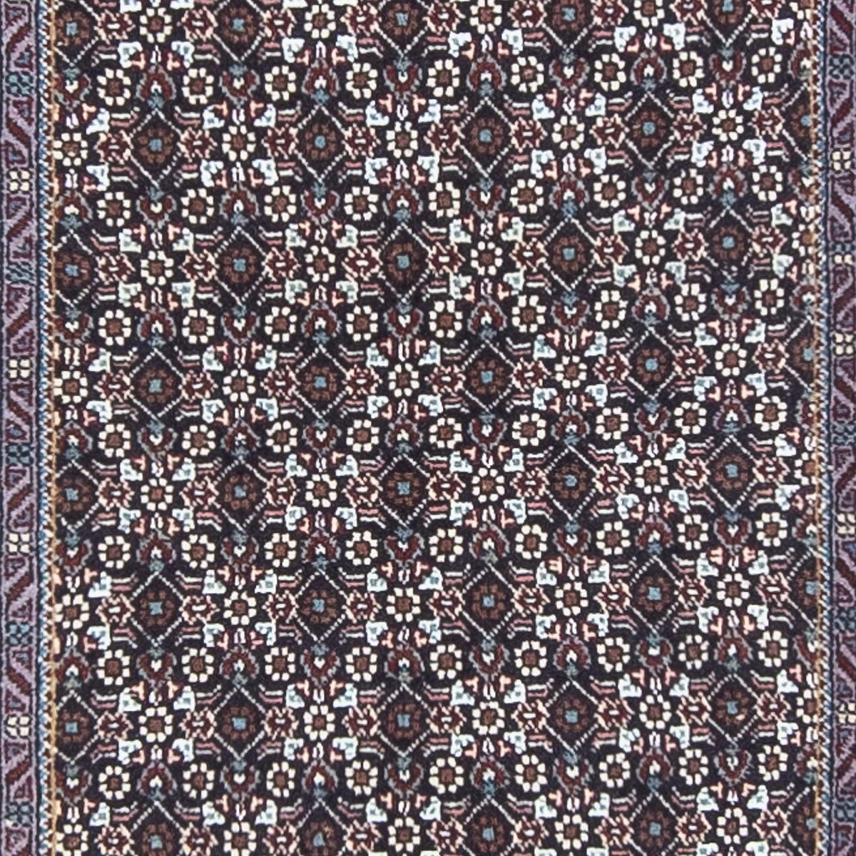 Biegacz Dywan perski - Tabriz - 348 x 70 cm - szary