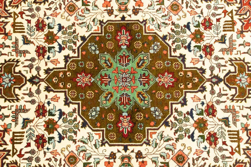 Dywan perski - Tabriz - Królewski - 150 x 104 cm - beżowy