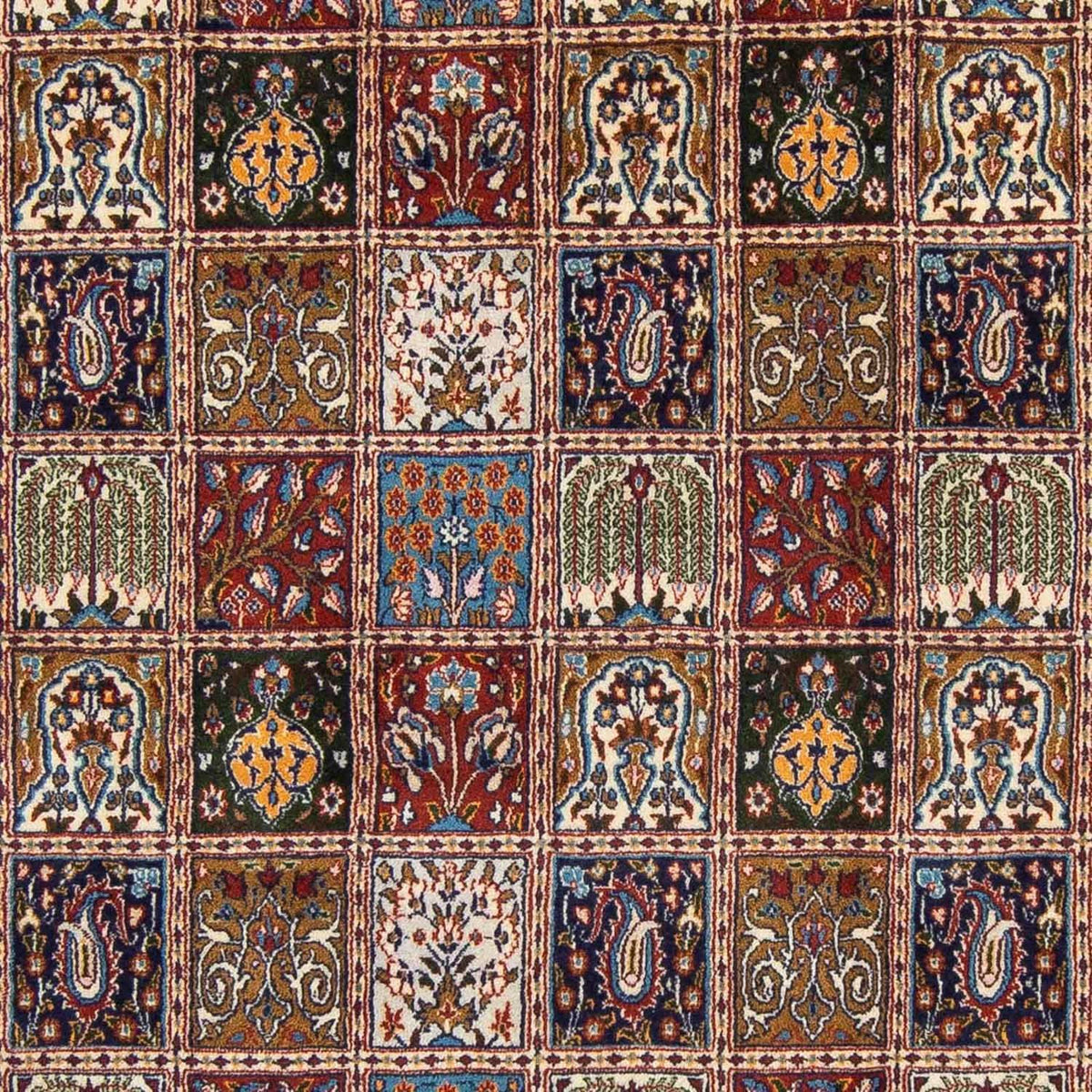 Dywan perski - Klasyczny - 298 x 195 cm - ciemna czerwień