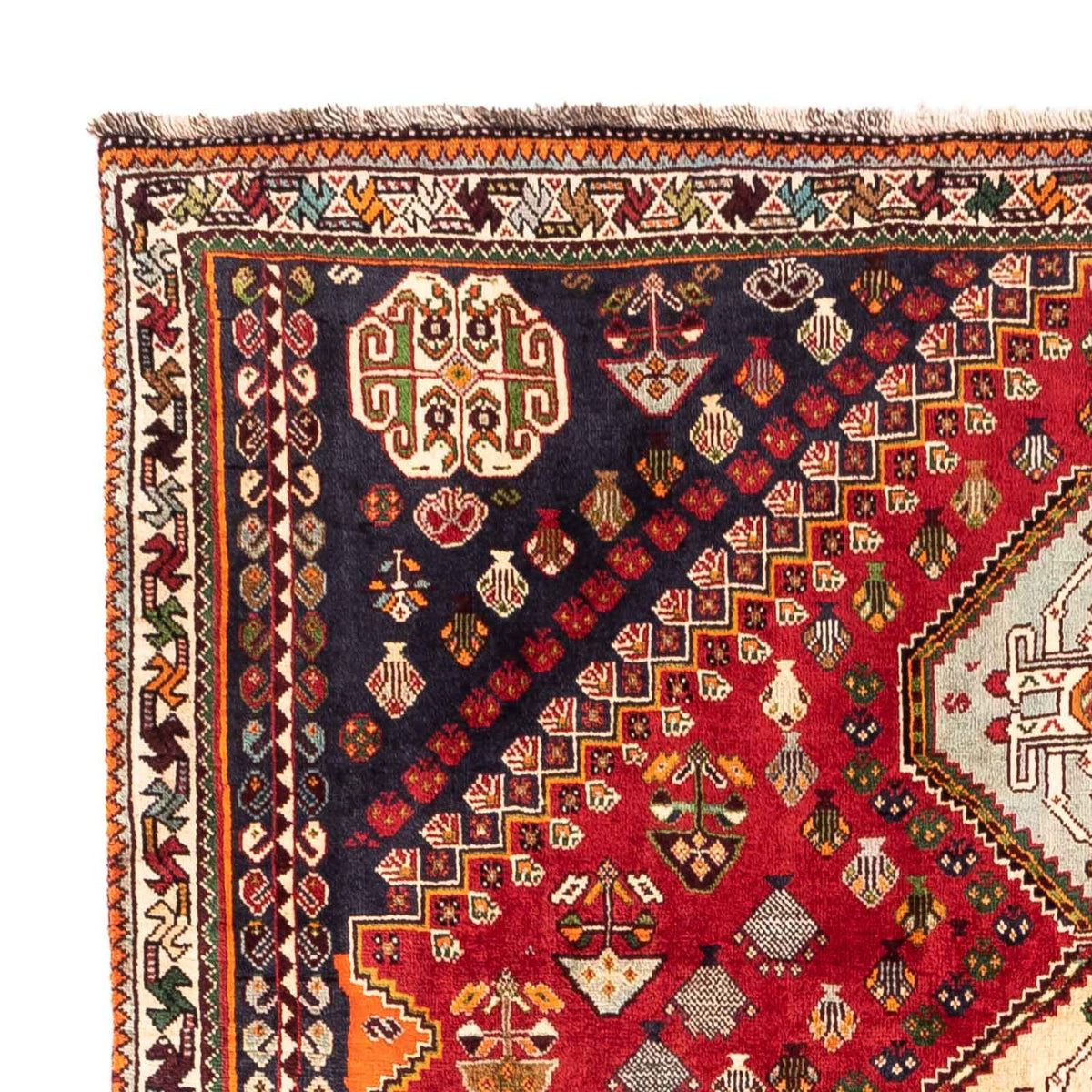 Perski dywan - Nomadyczny - 258 x 175 cm - ciemna czerwień