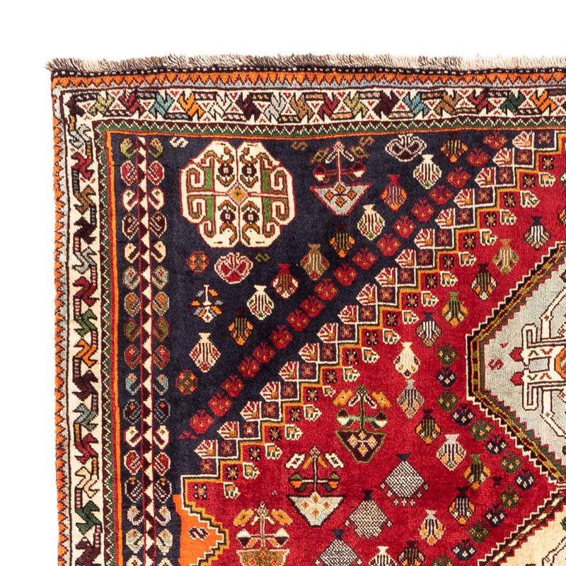 Perski dywan - Nomadyczny - 258 x 175 cm - ciemna czerwień