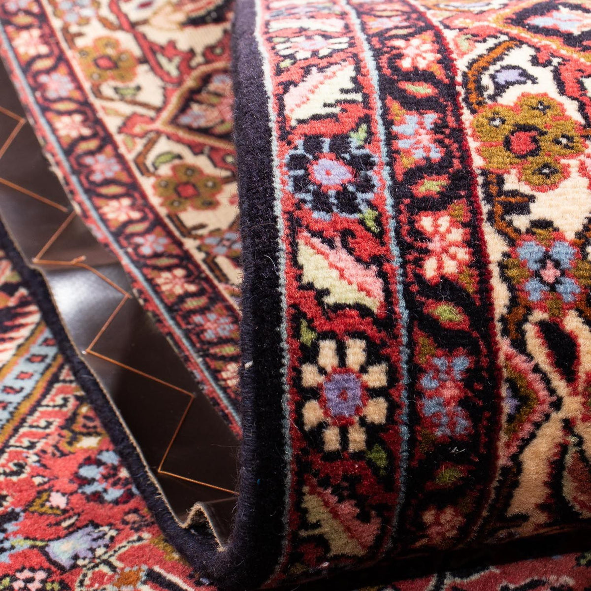 Dywan perski - Bijar - 275 x 203 cm - brązowy