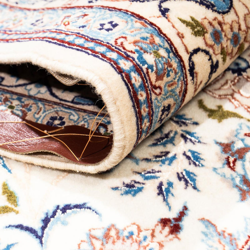 Dywan perski - Nain - Premium - 201 x 130 cm - beżowy