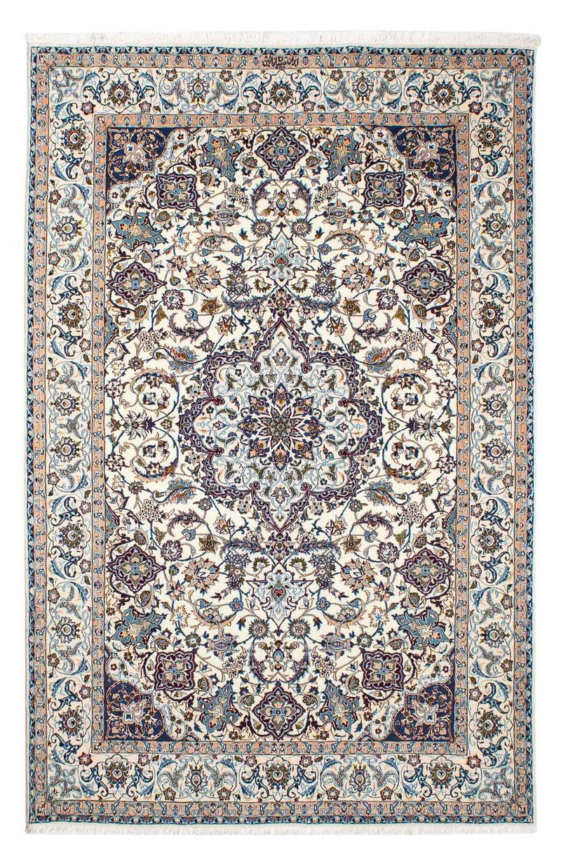 Dywan perski - Nain - Premium - 190 x 128 cm - beżowy