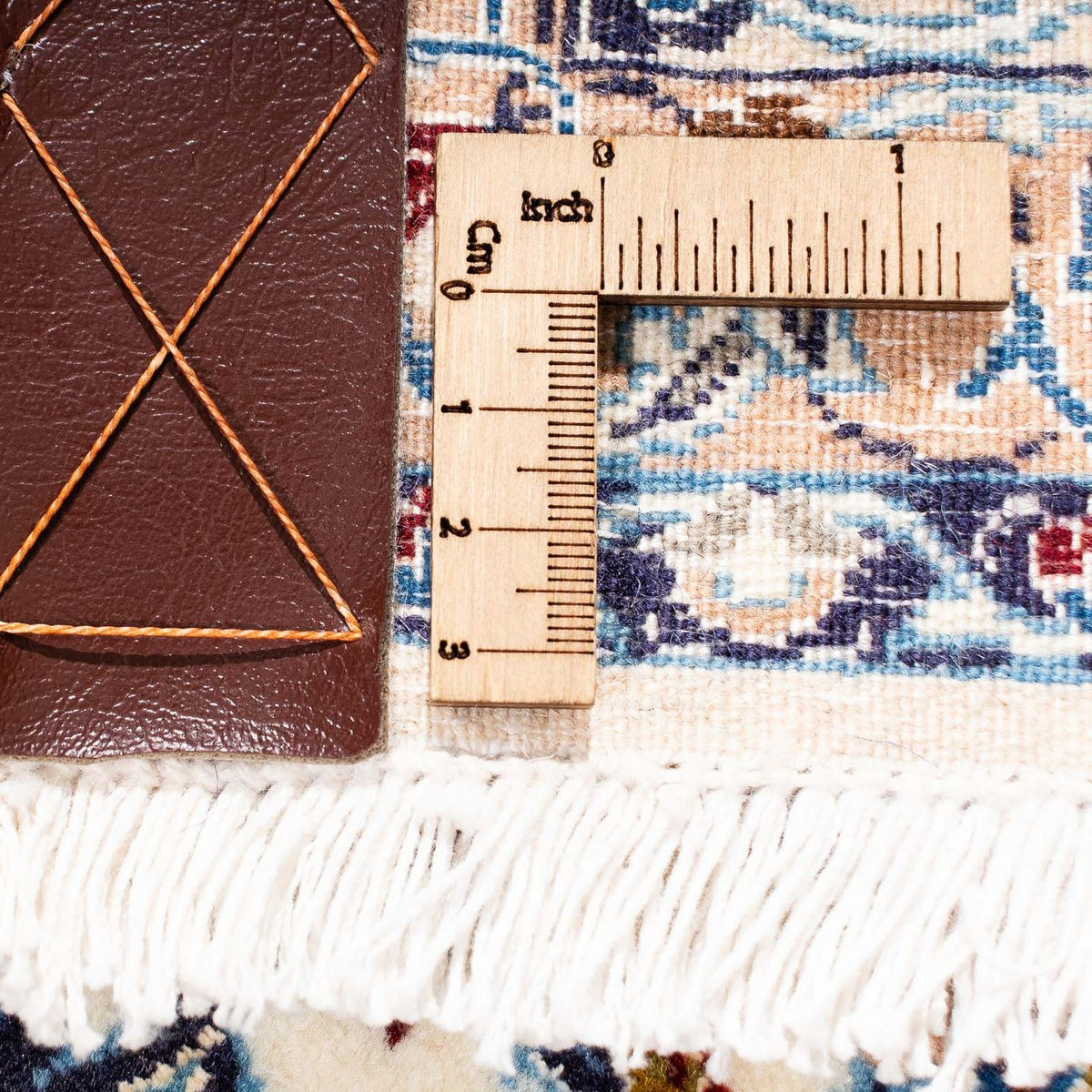 Dywan perski - Nain - Premium - 190 x 128 cm - beżowy